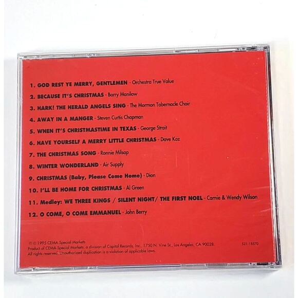 SEALED True Value 30th Anniversary Happy Holidays Christmas CD VARIOUS ARTIST - Picture 2 of 4